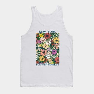 Abstract Flower Market Illustration 25 Tank Top